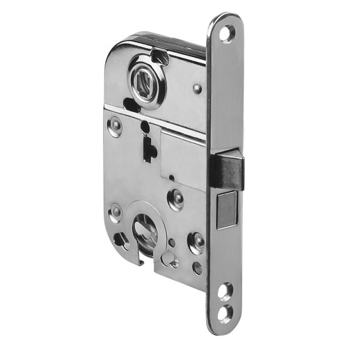 Замок Шлосс 2018 под цилиндр в с угловой ответной планкой 0068 хром