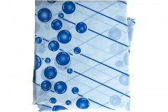 Штора для ванной комнаты 180*180см голубая WS-804