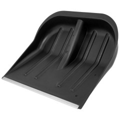 Лопата снеговая пластмассовая 465*415 без черенка d=32, с планкой Сибртех 614635