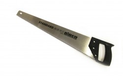 Ножовка по дереву 500мм, средний зуб, пластиковая ручка, Стандарт Бибер 85653