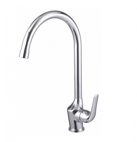 Смеситель для кухни поворотный высокий излив хром, L=363мм plus Advance LeMark LM1205C