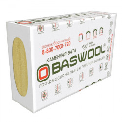 Теплоизоляция Baswool Руф В 160 кг/м3 (50*600*1200) 4шт. 2,88м2 (0,144 м3)