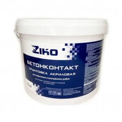 Грунт бетонконтакт ZIKO акриловый морозостойкий 15кг