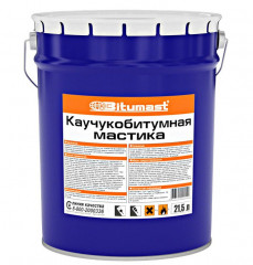 Мастика Каучуко-битумная МКБ, 21,5л Bitumast