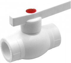 Кран шаровой 20мм полипропиленовый РТП 27603