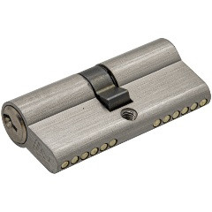 Цилиндровый механизм ключ/ключ, 70 SN Хром РемоКолор 70-1-572