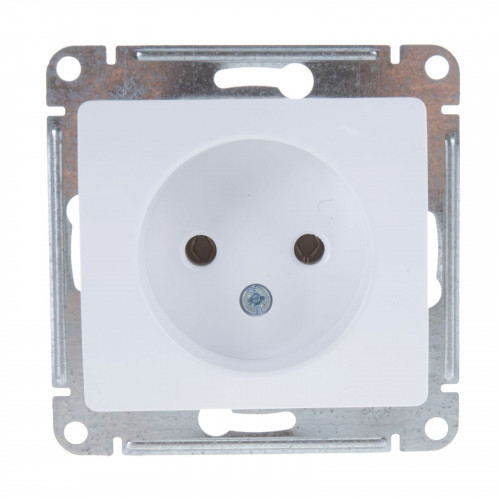 Механизм розетки белый без заземления Glossa 16А GSL000141 Schneider Electric