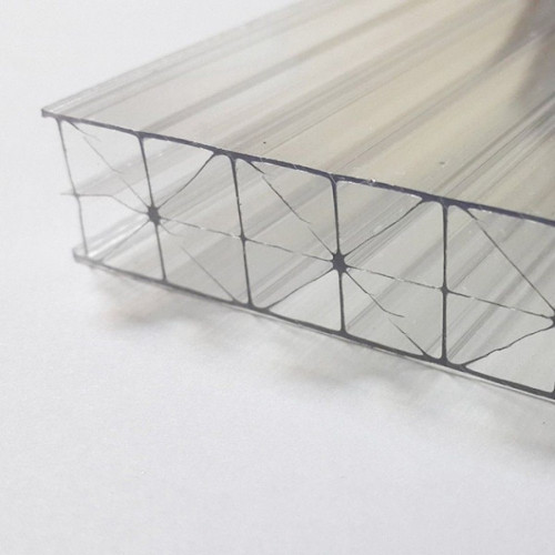 Сотовый поликарбонат 25мм Прозрачный 2,1х6м Berolux 3,1кг/м2