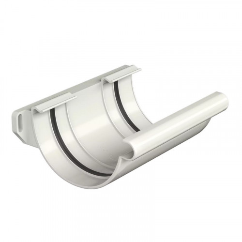 Соединитель желоба ПВХ, Белый Макси Технониколь 638567