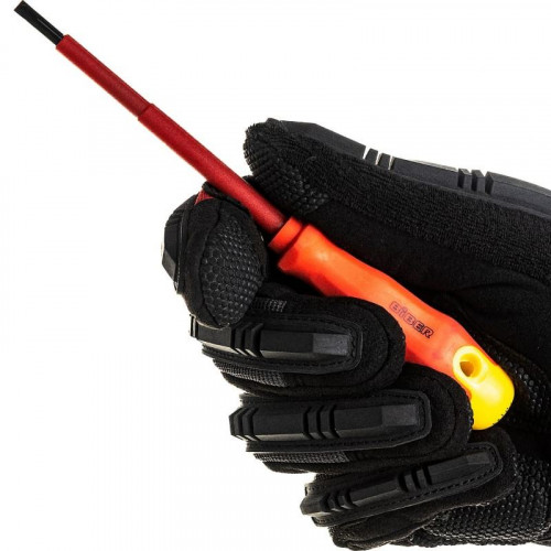 Отвертка шлицевая SL4х100мм CrV, Диэлектрик Бибер 85592