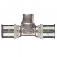 Тройник пресс 20х1/2"х20 наружная резьба Valtec VTm.233.N.200420