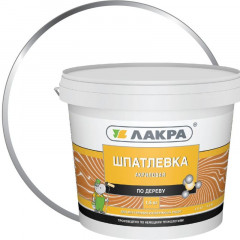 Шпатлевка по дереву Лакра 1,5кг белая