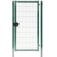 Калитка для забора 1,53х1,0м зеленый (RAL 6005) 4мм, Medium New Lock с замком Grand Line