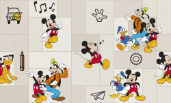 Обои виниловые на флизелиновой основе Disney Mickey Mouse 10*1,06м E-D-001А Erismann