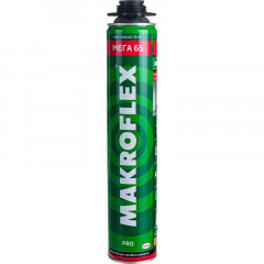 Пена монтажная профессиональная Makroflex Mega 65 PRO летняя, 850 мл