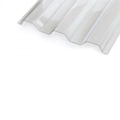 Поликарбонат трапеция МП/С-20 3000х1150х0,8мм (Прозрачный) Berolux