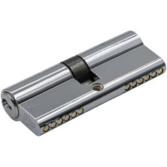 Цилиндровый механизм ключ/ключ, 80 CP Хром РемоКолор 70-1-580