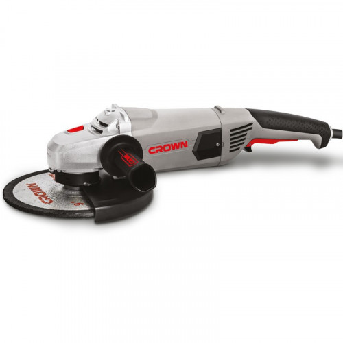 Углошлифовальная машина УШМ 230мм, 2600 Вт, 6500 об/мин Crown CT13489-230S