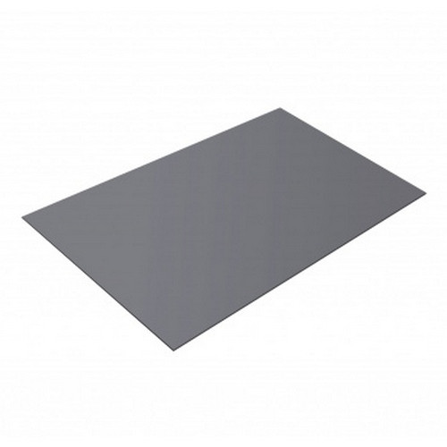 Лист плоский стальной ПЭ RAL 7004 сигнально-серый 0,4х1250х2000мм
