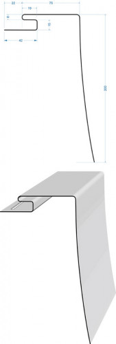 Околооконная планка 3660мм, капучино Деке PREMIUM