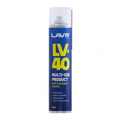 Смазка многофункциональная Lavr LV-40, 400 мл