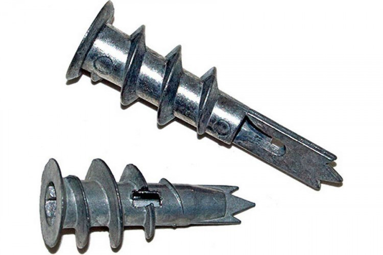 Дюбель Driva 15х29мм металлический для гипсокартона со сверлом