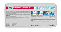 Штукатурка декоративная ДИАМАНТ Короед 2,5мм, 25кг KNAUF