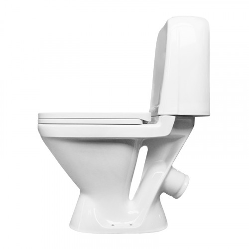 Унитаз-компакт Самарский эконом, косой выпуск, SANITA