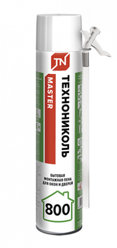 Пена монтажная бытовая Технониколь 800 MASTER всесезонная 800 гр
