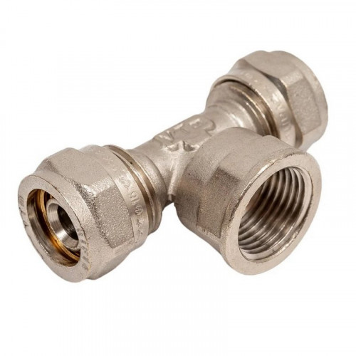 Тройник переходной 16мм*1/2" обжимной внутренняя резьба Valtec VTm.332.N.160416