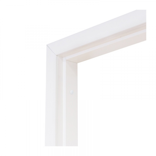 Комплект дверной коробки 1240х2031х70мм с фурнитурой, 4 петли, ламинированный Белый Олови