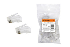 Джек коннектор RJ-45 8P8C cat.5е TDM 100шт.