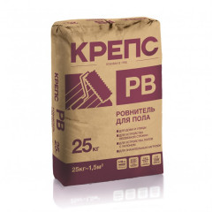Ровнитель для пола Крепс РВ на цементной основе 25кг