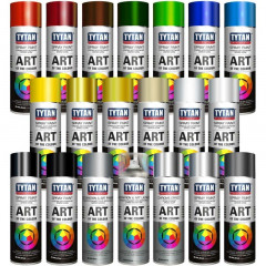 Краска аэрозольная акриловая RAL 8017 коричневая Tytan 400мл