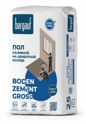 Ровнитель Bergauf Boden Zement Gross, 25 кг