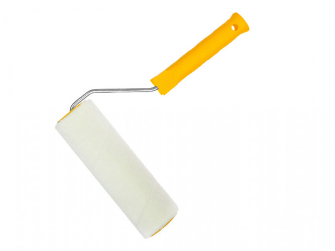 Валик малярный с рукояткой 180мм, ось 6мм, D40мм Велюр РемоКолор 04-1-410