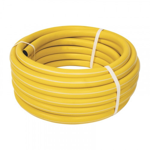 Шланг поливочный армированный TPE, трехслойный d1/2" (13мм), 15м желтый Farina 93311