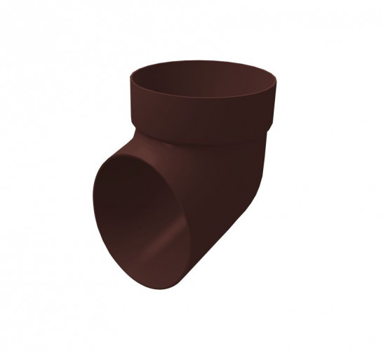 Колено сливное ПВХ, шоколад Grand Line Standart D120/90