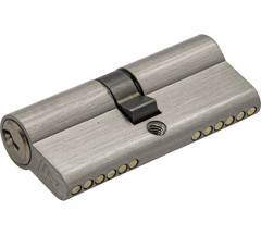 Цилиндровый механизм ключ/ключ, 80 SN Хром РемоКолор 70-1-582