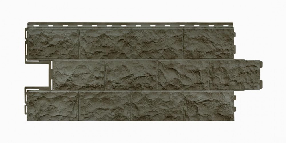 Фасайдинг Доломит 450х1002мм (0,45м2), Дымчатый FineBer
