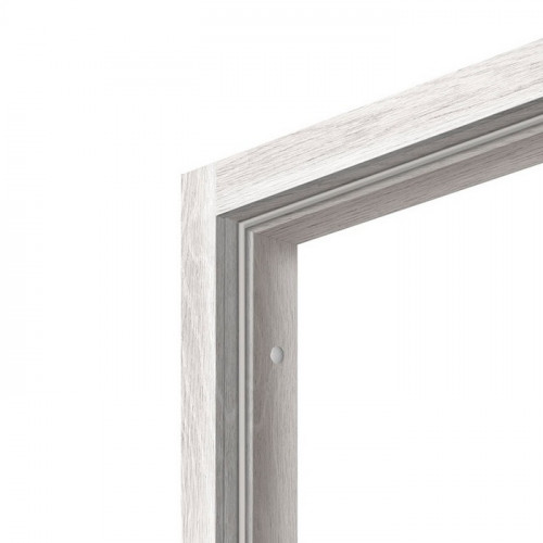 Брус коробочный экошпон 28х70х2050мм дуб снежный без притвора, телескоп Олови