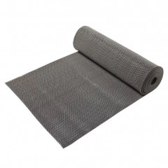 Грязезащитное покрытие ПВХ ЗигЗаг (zig-zag) 1.2х15м 4.5мм, серый