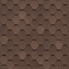 Гибкая мягкая черепица Шинглас (Shinglas) Самба, Янтарь 3м2, Технониколь