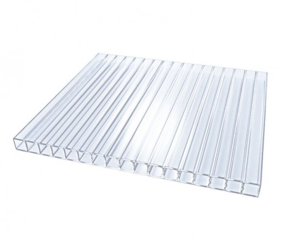 Сотовый поликарбонат 4мм Прозрачный 2,1х6м Sellex Botanica, 0,63кг/м2