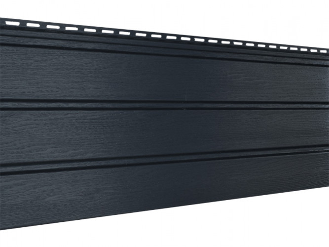 Софит без перфорации 3000*305мм Графитовый Ю-пласт