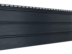 Софит без перфорации 3000*305мм Графитовый Ю-пласт