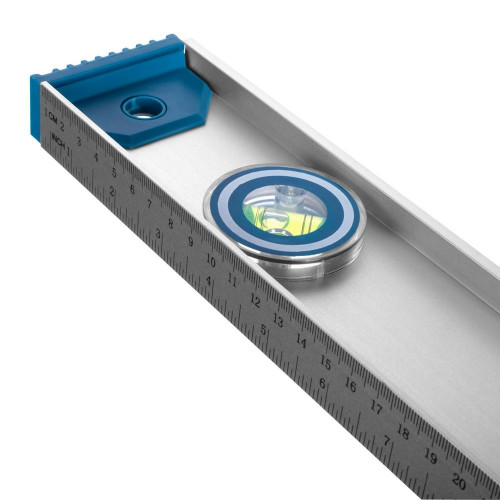 Уровень алюминиевый 1000мм скелетный, магнитный, 2 глазка + один повротный на 360 РемоКолор 17-1-210