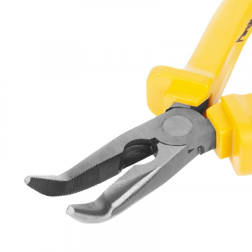 Тонкогубцы изогнутые 160мм двухкомпонентная рукоятка, HCS, Normal РемоКолор 34-6-216