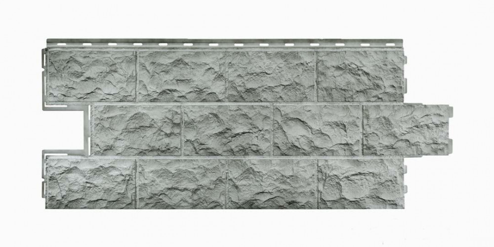 Фасайдинг Доломит 450х1002мм (0,45м2), Светло серый FineBer