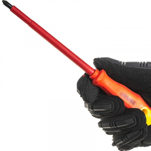 Отвертка крестовая PH2х150мм CrV, Диэлектрик Бибер 85598